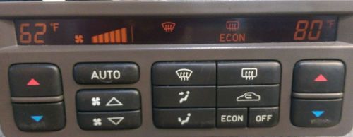 Repair 99-05 saab 95 9-5 heater climate control ac display pixel screen lcd