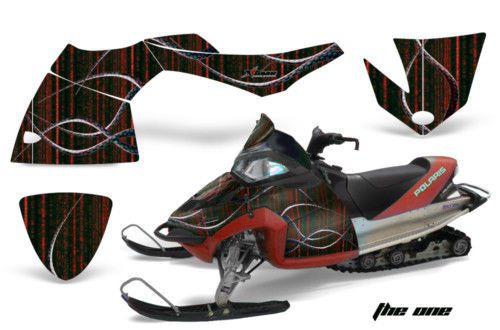 Amr polaris fusion sled graphics sticker wrap kit 05-07
