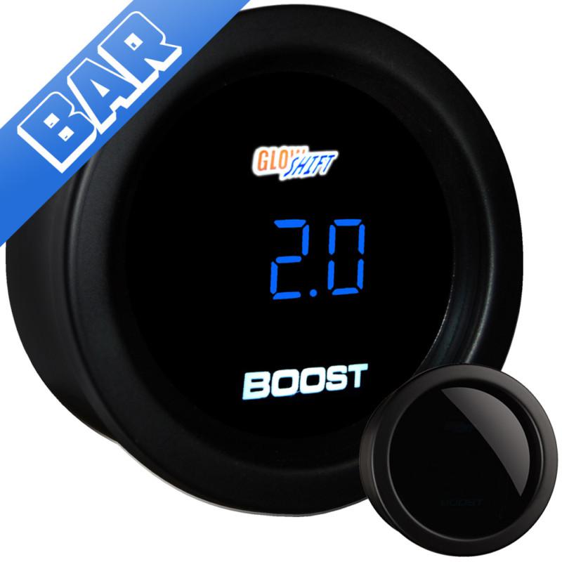 52mm new glowshift digital turbo boost bar gauge meter