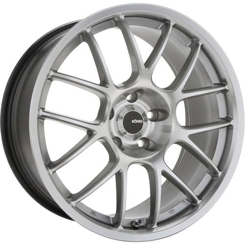 18x9.5 silver konig kilogram wheels 5x4.5 +35 nissan 350z 370z ford edge