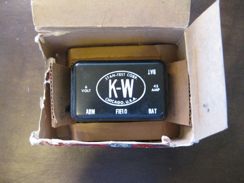 K-w 6 volt dodge chrysler plymouth nash hudson desoto voltage regulator  45 amp