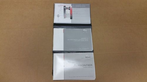 2006 nissan frontier operators owner manual book set