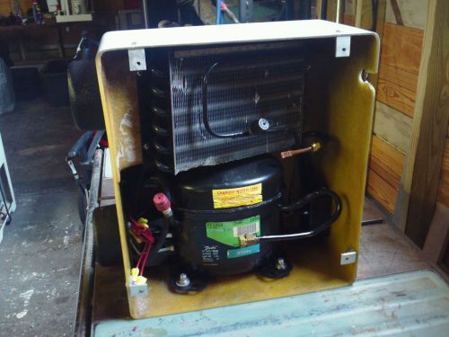 Seafrost marine refrigeration condensing unit, 115 volt, 1/4hp sa-2, very good