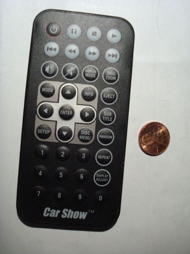 New oem car show for dvd remote cs-700dvd cs710dvd mobile video