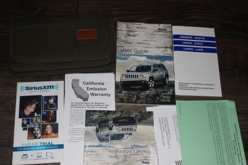 2014 14 jeep patriot owners manual and case set all_car_books