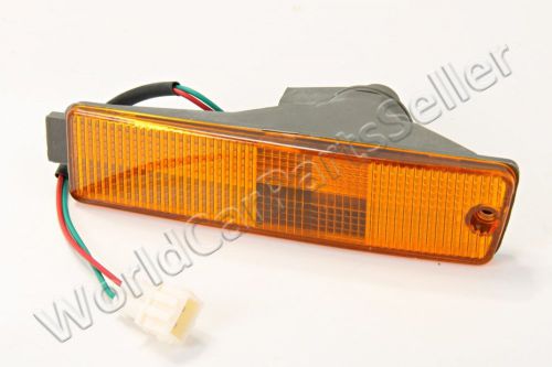 Front bumper turn signal lamp yellow left fits vw jetta mk2 1984-1992