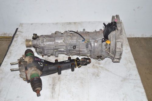 Jdm 00-05 subaru impreza forester 5 speed awd transmission rear diff 4.44