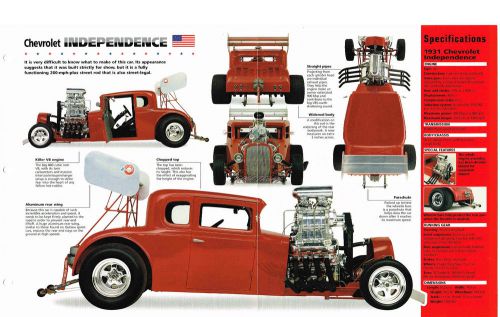 1931 chevy independence custom hot rod imp brochure