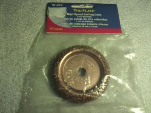 Truflate 18-259 2-1/2&#034; tire buffing cone 25,000 rpm max upc# 046503182591 new