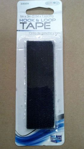 Velcro, hook &amp; loop, black strips, 2 sets, 1&#034; x 3&#034;, universal use, part# 23339