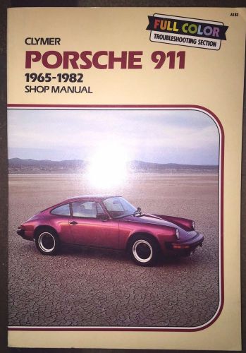 Clymer porsche 911 1965-1985 shop manual