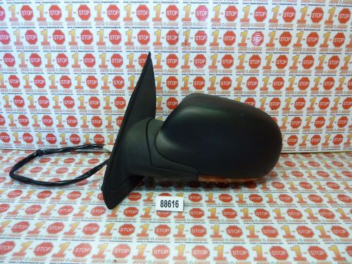 02 03 04 05 gmc envoy driver/left side view power door mirror w/ turn signal oem