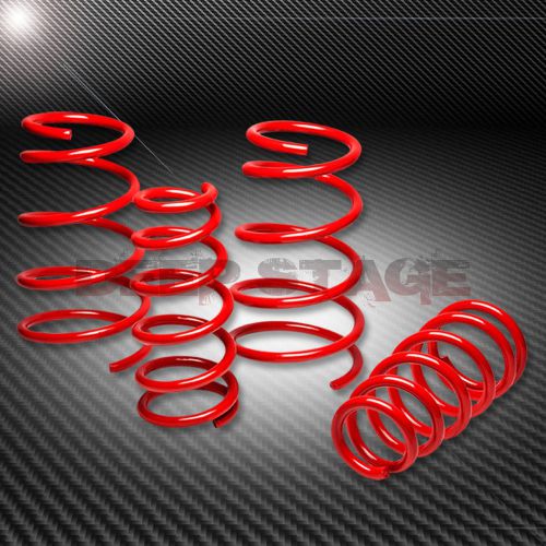 2&#034; drop sport suspension racing lowering spring 90-99 toyota celica t200 red