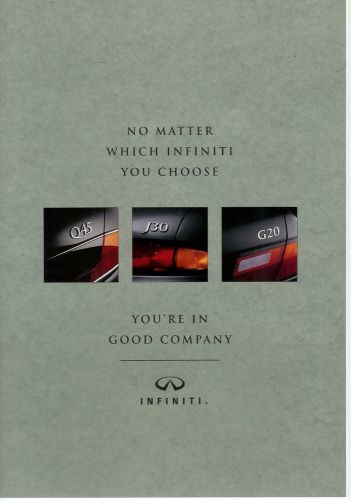 1994 infinity sales brochure  g20 j30 q45