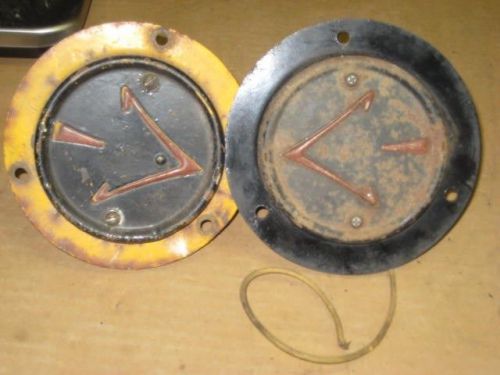 Lqqk pair rear flange mount arrow turn signals lights chevy dodge car old truck