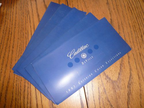 1997 cadillac deville exterior color selections - 5 for 1 price