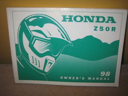 1998 honda z50r oem owners manual book service owner&#039;s z50 r 50 98