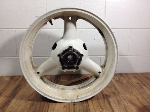 1997-2000 suzuki gsxr 600 oem straight rear wheel rim *5713