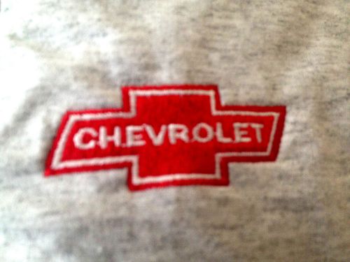 Chevrolet custom embroidered large 50% cotton 50% polyester youth t-shirt new