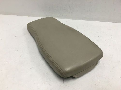 00 05 cadillac deville center console lid leather oem arm rest color tan