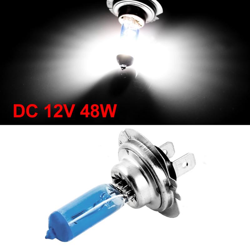 Car auto h7 dc 12v 48w warm white halogen light bulb foglight lamp