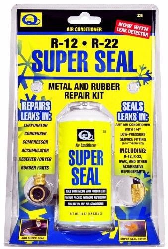 R12 r-12 r-22 ac super seal metal rubber stop leak kit quest 326