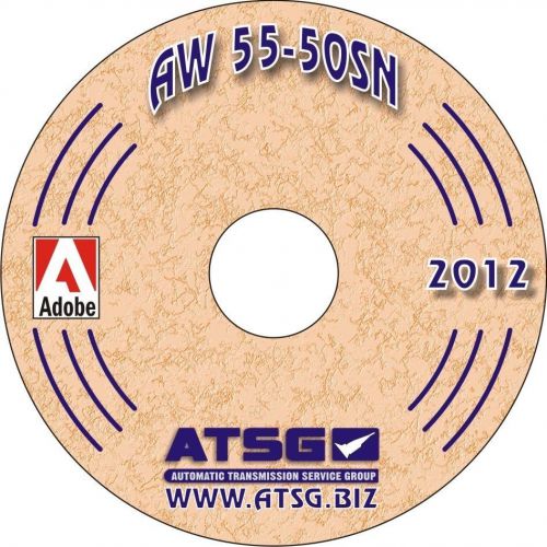 Aw 55-50sn aw55-51sn re5f22a af33-5 transaxle atsg service rebuild overhaul cd