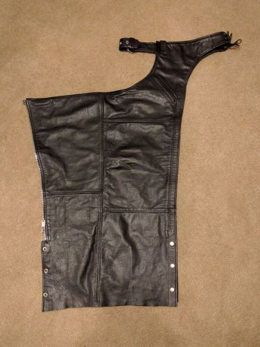 Fmc leather chaps size xs style: m830 black