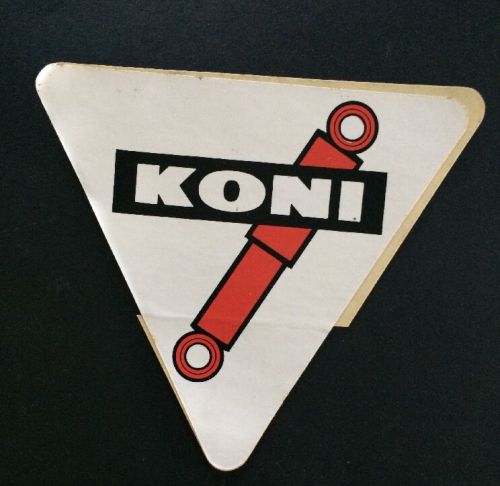 Vintage koni shocks decal