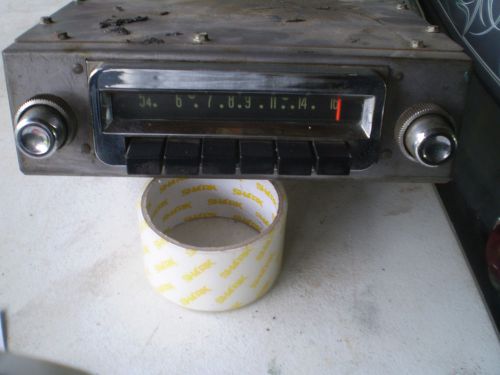 1955 plymouth push button radio rare find mopar