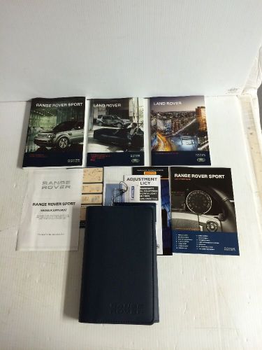 2011 land rover range sport suv owners manual book guide with case