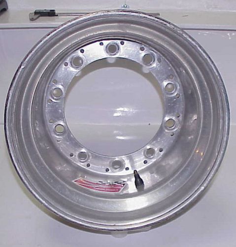 Sec aluminum wide 5 wheel 12&#034; wide 5&#034; offset imca late model j31 weld duralite