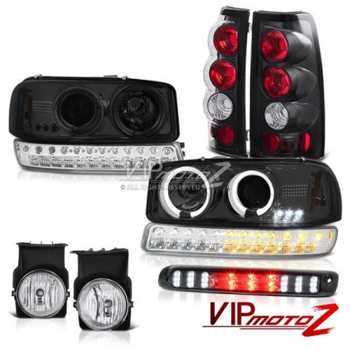 03 04 05 06 sierra wt 3rd brake lamp foglamps taillights parking headlights led