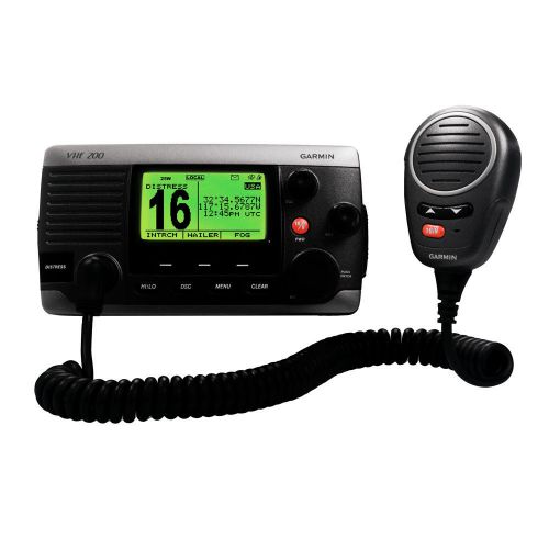 Garmin vhf 200 radio - black model# 010-00755-10