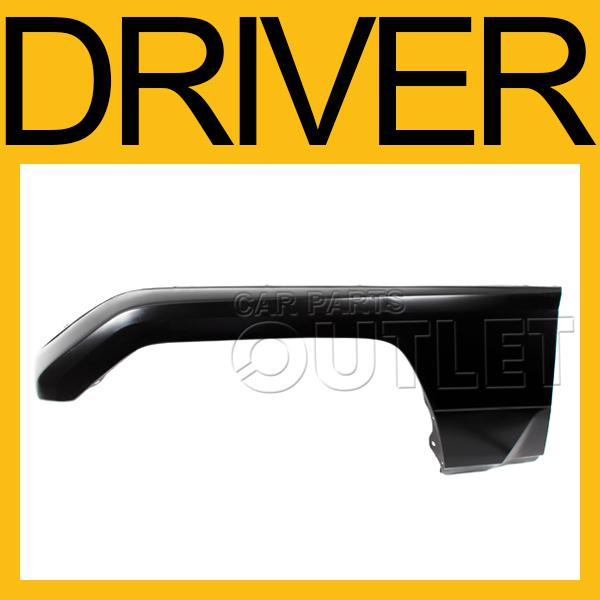 1984-1987 toyota landcruiser driver front fender primered black steel for j70 lh