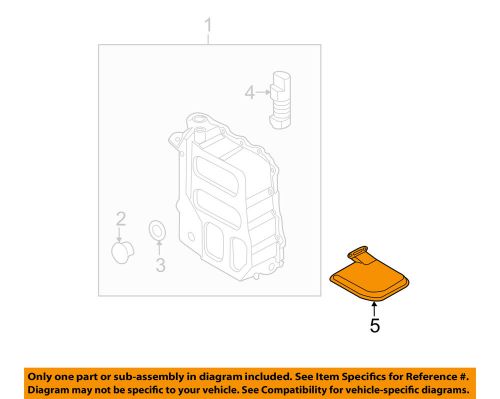 Hyundai oem 11-15 sonata automatic transaxle-filter 4632126000