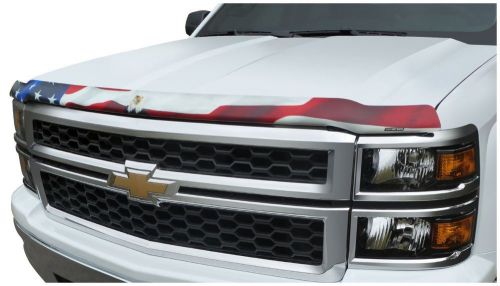 2014-2015 chevrolet silverado stampede american flag hood protector w/bald eagle