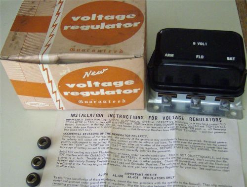 Ford voltage regulator - fd 101 with box &amp; paper 6 volt  made u.s.a. car part