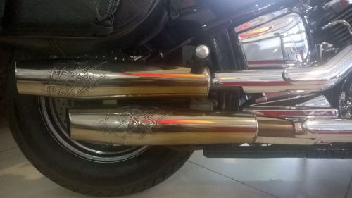 Exhaust for motorcycle (cigars) yamaha xvs 1100