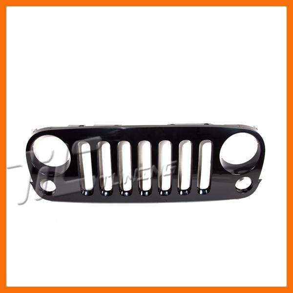 2007-2008 jeep wrangler grille grill new front body parts replacement