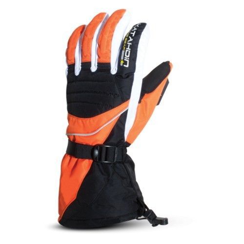 Katahdin frostfire orange insulated cold weather snow sports snowmobile glove