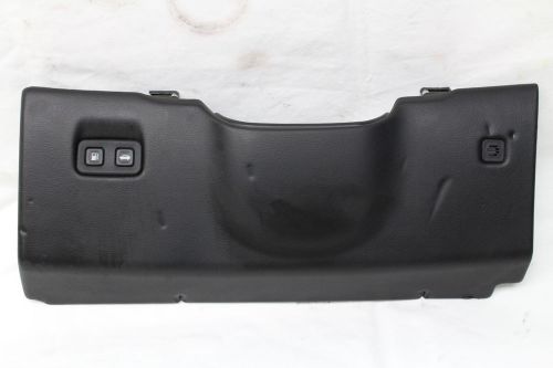 Ebony under column knee bolster panel &amp; switches 15282995 corvette c6 z06 05-08