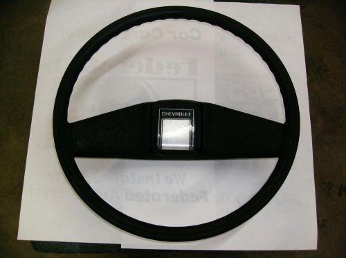 1973-1987 chevrolet gmc p/u blazer surburban jimmy steering wheel black oem