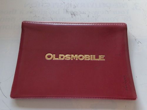 1995 - 2001 oldsmobile alero aurora bravada vintage maroon owners manual case