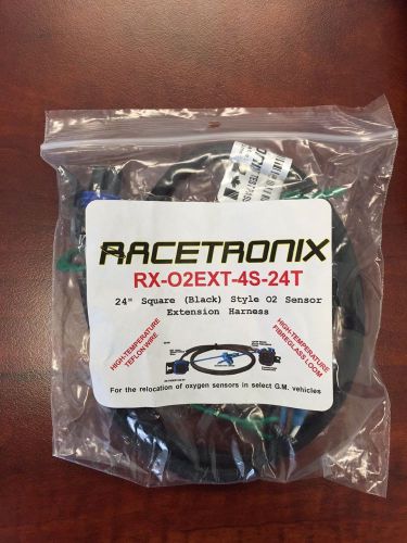 Racetronix gm 24&#034; square (black) o2 oxygen sensor extension rx-o2ext-4s-24t