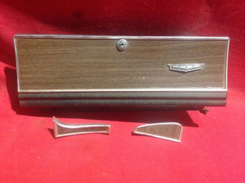 66 caprice glove box door woodgrain 1966