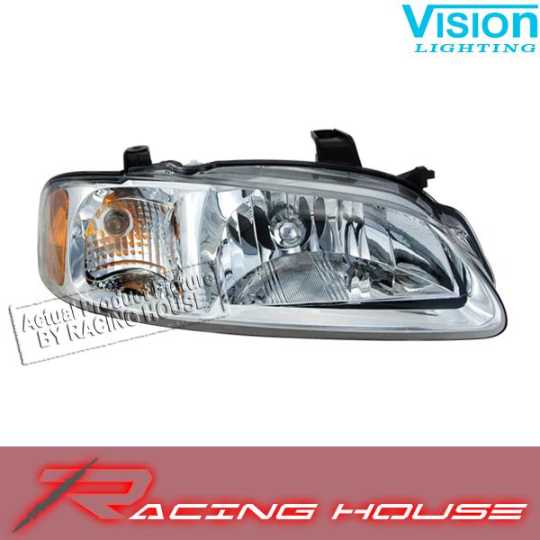 Right passenger side headlight kit unit 2002-2003 nissan sentra ca gxe xe