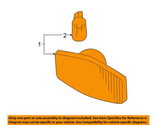 Suzuki oem 05-08 forenza-side marker lamp right 3653085z10