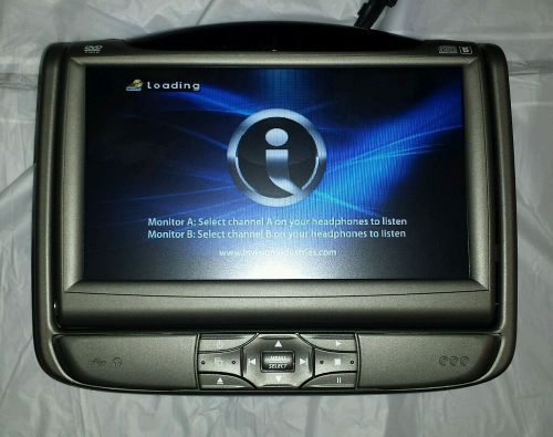 Invision sl7 eslm7fb2 factory dvd headrest monitor b system slim line