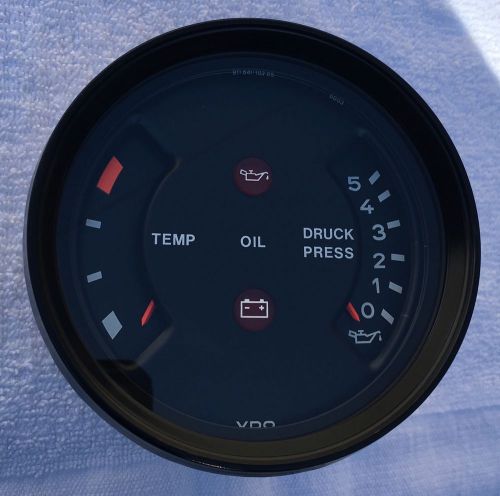 Porsche 911 930 temperature &amp; oil pressure combination gauge